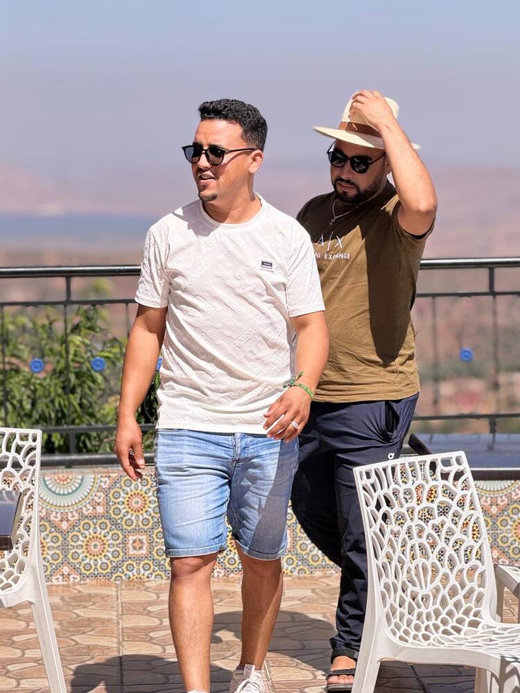 Hot air balloon flight over Marrakech